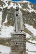 Madonnastatue auf der St. Gotthardpasshöhe, Schweiz