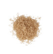a small pile of raw sugar