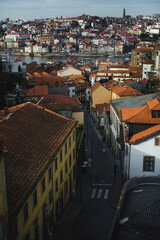 Sticker - View of the Vila Nova de Gaia with Douro river in Porto, Portugal.