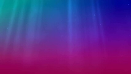 Poster - Animation of glowing light spots moving over pink to blue background