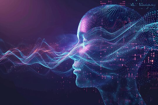 holographic representation of the voice sound