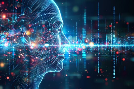 holographic representation of the voice sound