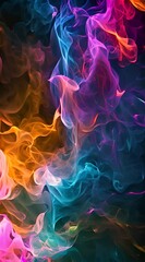 Wall Mural - a bunch of smoke that is in the air