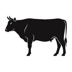 Wall Mural - Cow Silhouette