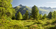 Blick vom Hirschbichl ins Defereggental, Hutner (2885m), Hohe Tauern, Osttirol, Tirol, Österreich