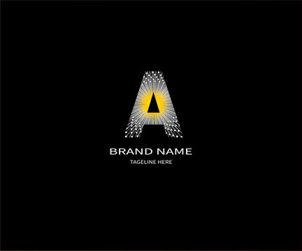 A Letter Logo Design Vector