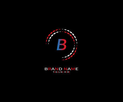 B Letter Logo Design Vector