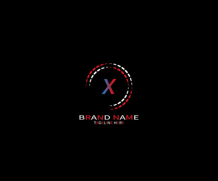 X Letter Logo Design Vector