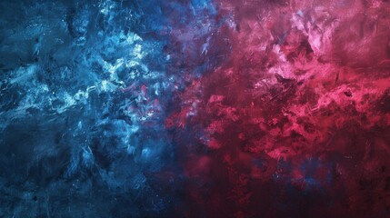  Dynamic crimson and sapphire blue textured background, symbolizing energy and intellect.