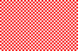 Szachownica czerwono - biała, graficzne tło, tekstura