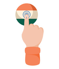 Sticker - indian elections decision