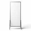 © Yevheniiya - Freestanding Full-Length Mirror in Minimalist Design. Generative ai
