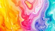 Vibrant Rainbow Marble Background for Creative Designs
