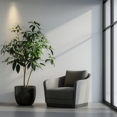 Wall Mural - armchair in the interior.