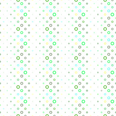 Poster - Geometrical seamless circle pattern background design - abstract colorful vector graphic