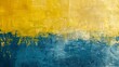 Vibrant lemon yellow and slate blue textured background, representing cheerfulness and reliability.