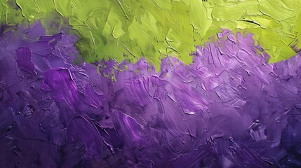 Wall Mural - Vibrant lime and violet textured background, representing freshness and imagination.