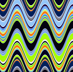 Wall Mural - Wave pattern 