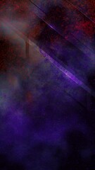 Wall Mural - vertical red purple particle with glass with smoke 4k loop features different colored particles swar