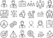 © RH Creative Design  - Growth Vector icons set. Career business, progress, people, coaching, training vector collections.