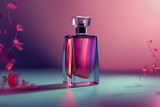 Fototapeta Miasto - Luxury perfume. Background with selective focus and copy space