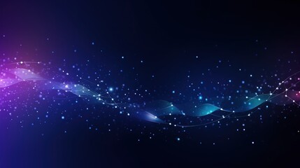 Technology Particle Abstract Background