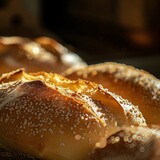 Fototapeta Desenie - Professional photograph of bread baking and rising.