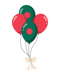 Sticker - bangladesh independence day balloons