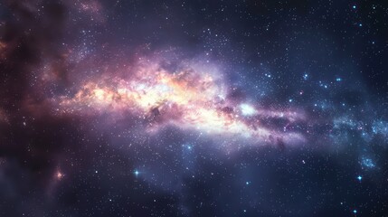 Wall Mural - Milky Way universe background wallpaper