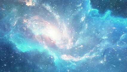 Wall Mural - outer space background. amazing night sky with space background. seamless looping overlay 4k virtual