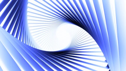 Aufkleber - Abstract animation of glowing light lasers creating tunnel effect. Design. Flying in the futuristic corridor.