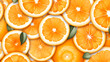Background of Vibrant Orange Slices