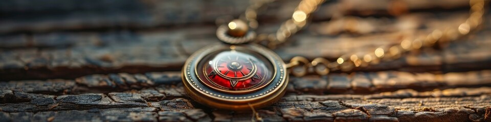 An enchanted amulet red pendant gemstone that grants the wearer eternal health