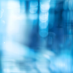 Wall Mural - Medical blurred futuristic background, blue.