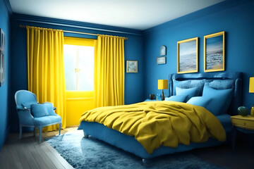 Wall Mural - interior of a bedroom