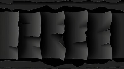 Poster - Isolated realistic shade border pack. Bottom overlay element design asset illustration for website interface. Sheet edge layout collection.