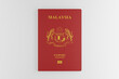 © Luca - Malaysian passport isolated on white background, Malaysia passport