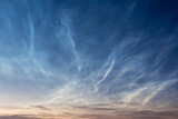 Fototapeta Londyn - Polar noctilucent clouds