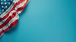 blue background of USA flag, Independence day, American flag for Memorial Day, 4th of July, Labour Day, Happy 4th of July United States Independence Day, waving american national flag, Ai