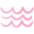 © Alvi - Pink ocean ripple wave doodle icon