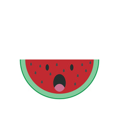 Poster - Watermelon Emoticon