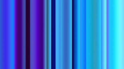 Leinwandbilder - Looping video colorful vertical lines rotate. Abstract 3D render 4k