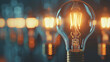 Illuminate Innovation: Stand Out with Light Bulb Brilliance. Generative AI