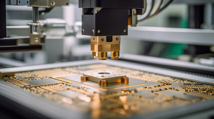 Poster - Cutting-edge robot technology in microcircuit production