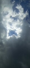 clouds and sun