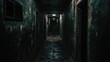 © Olena - Exploring the Dark Corridor: Mysterious Interior of an Abandoned House, a Grunge Background for Mystical and Creepy Designs