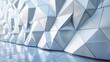 Sunlit Geometric Wall: A Modern, Minimalist Design for Your Home Generative AI