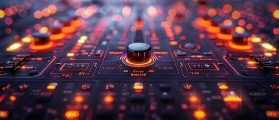Leinwandbilder - User interface concept (GUI).