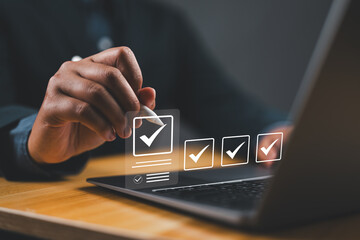 Aufkleber - Data analysis of document ai artificial intelligence process with technology processor to planning business information data, tech, network corporate concept.