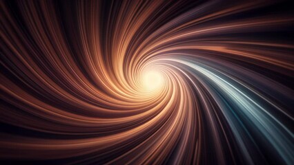 Poster -  Vibrant abstract tunnel, perfect for futuristic or cosmic themes